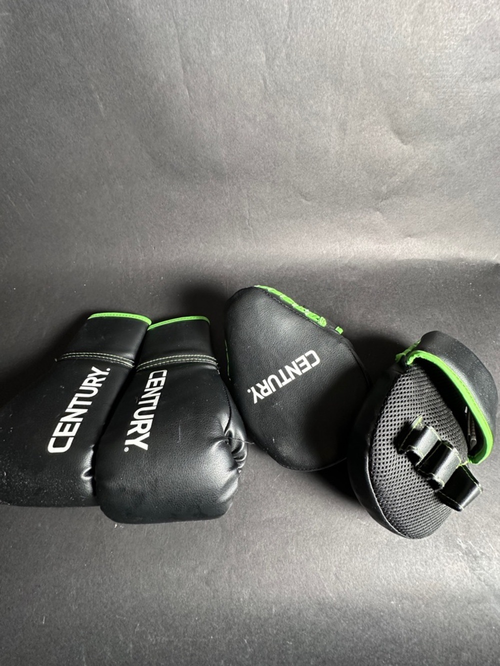 Century Black & Lime Youth Combo, One Size